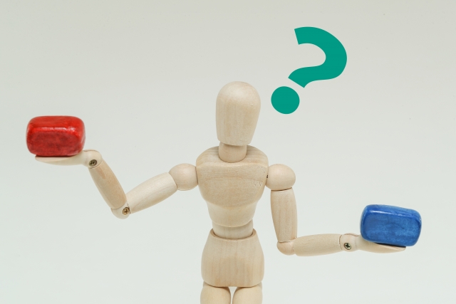 比較しているイメージ