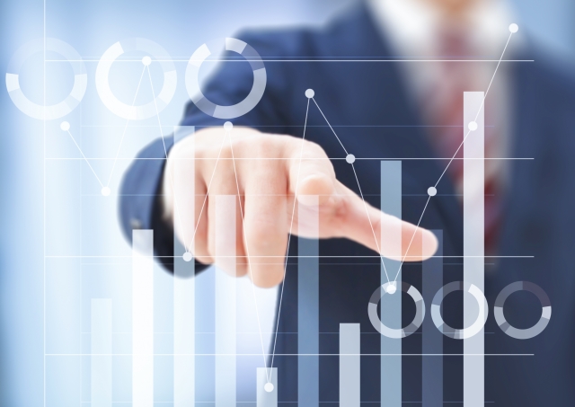 相場を表す棒グラフ